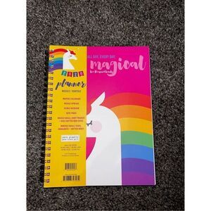 Blank Unicorn Planner Journal Scrapboook-Magical 2020 Eco-Friendly Unused